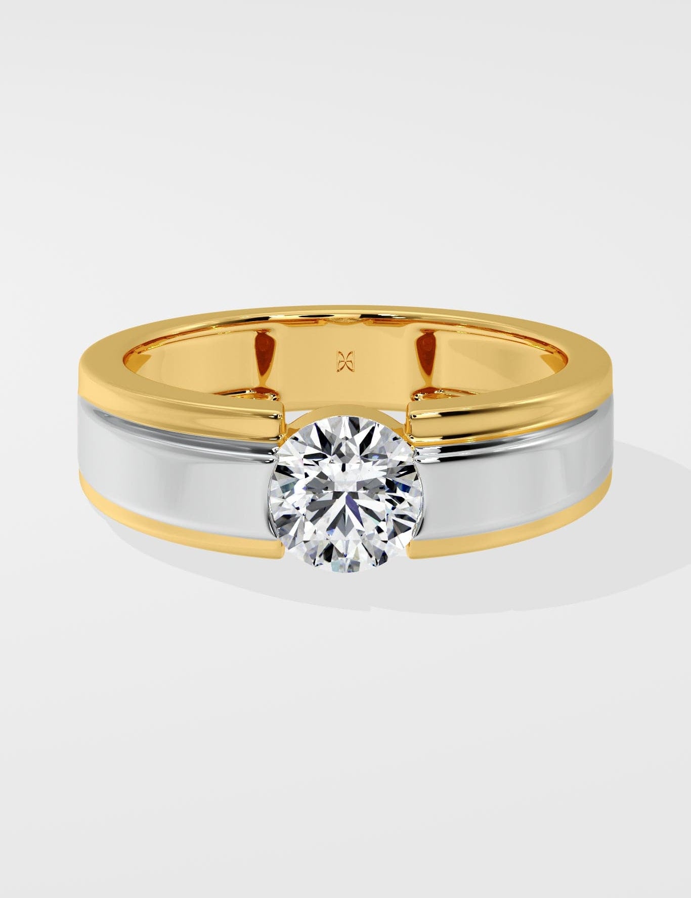 1 ct Aspen Two Tone Ring - House Of Quadri