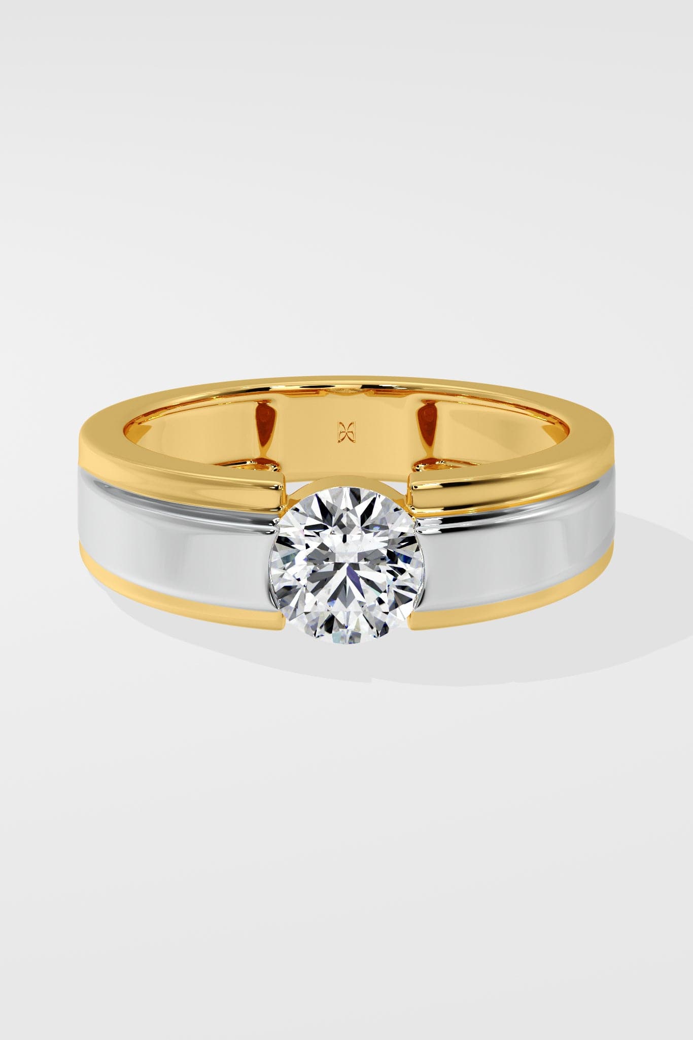 1 ct Aspen Two Tone Ring - House Of Quadri
