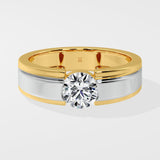 1 ct Aspen Two Tone Men's Ring