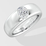 1 Ct Apex Oval Men's Ring