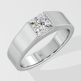 1.5 ct Princess Bar Ring