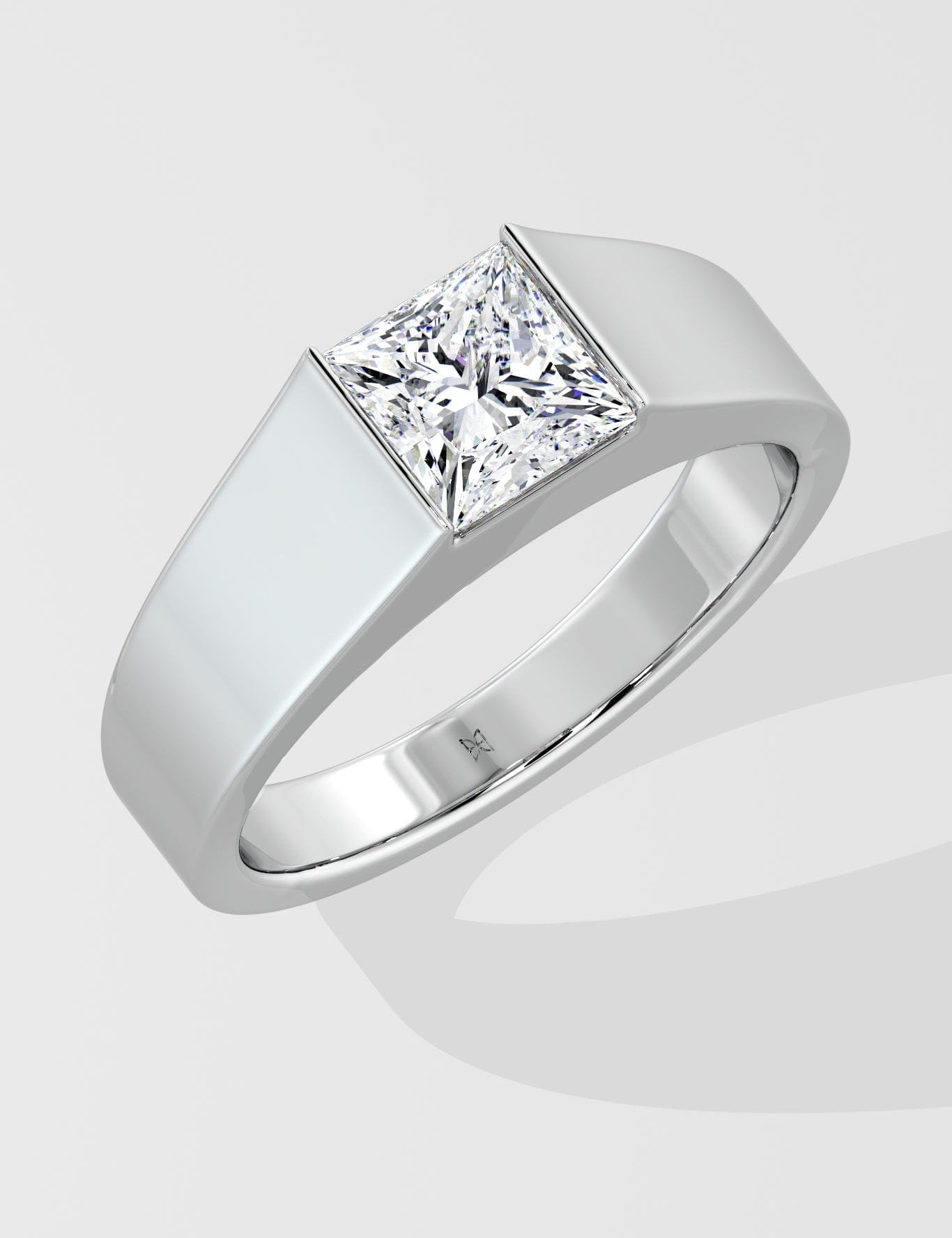 1.5 ct Princess Bar Ring - House Of Quadri