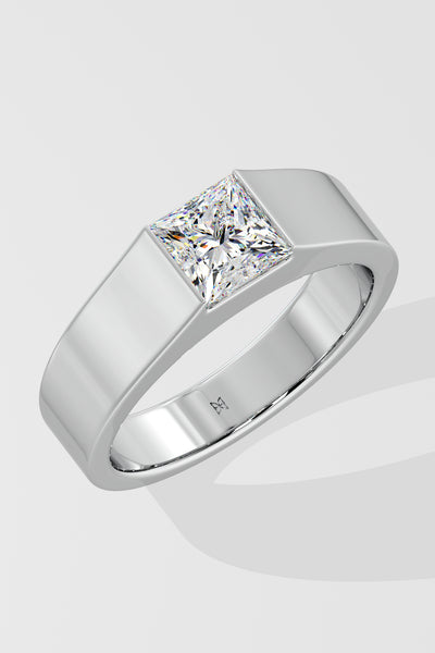 1.5 ct Princess Bar Ring