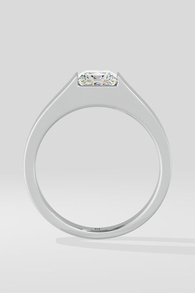 1.5 ct Princess Bar Ring