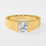 1.5 ct Princess Bar Men's Ring