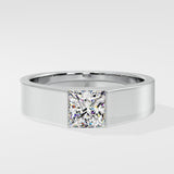 1.5 ct Princess Bar Ring