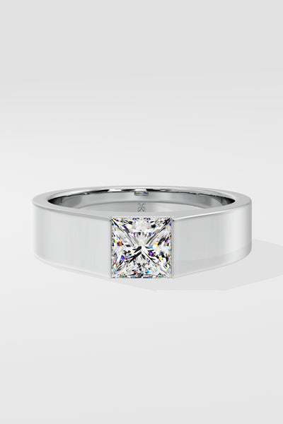 1.5 ct Princess Bar Ring