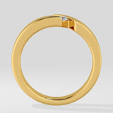 Angular Emerald Ring