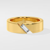 Angular Emerald Ring