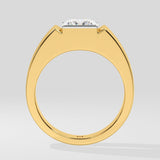 3 ct Princess Imperial Men's Ring