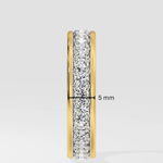 Channel Pave Men's Band - House Of Quadri