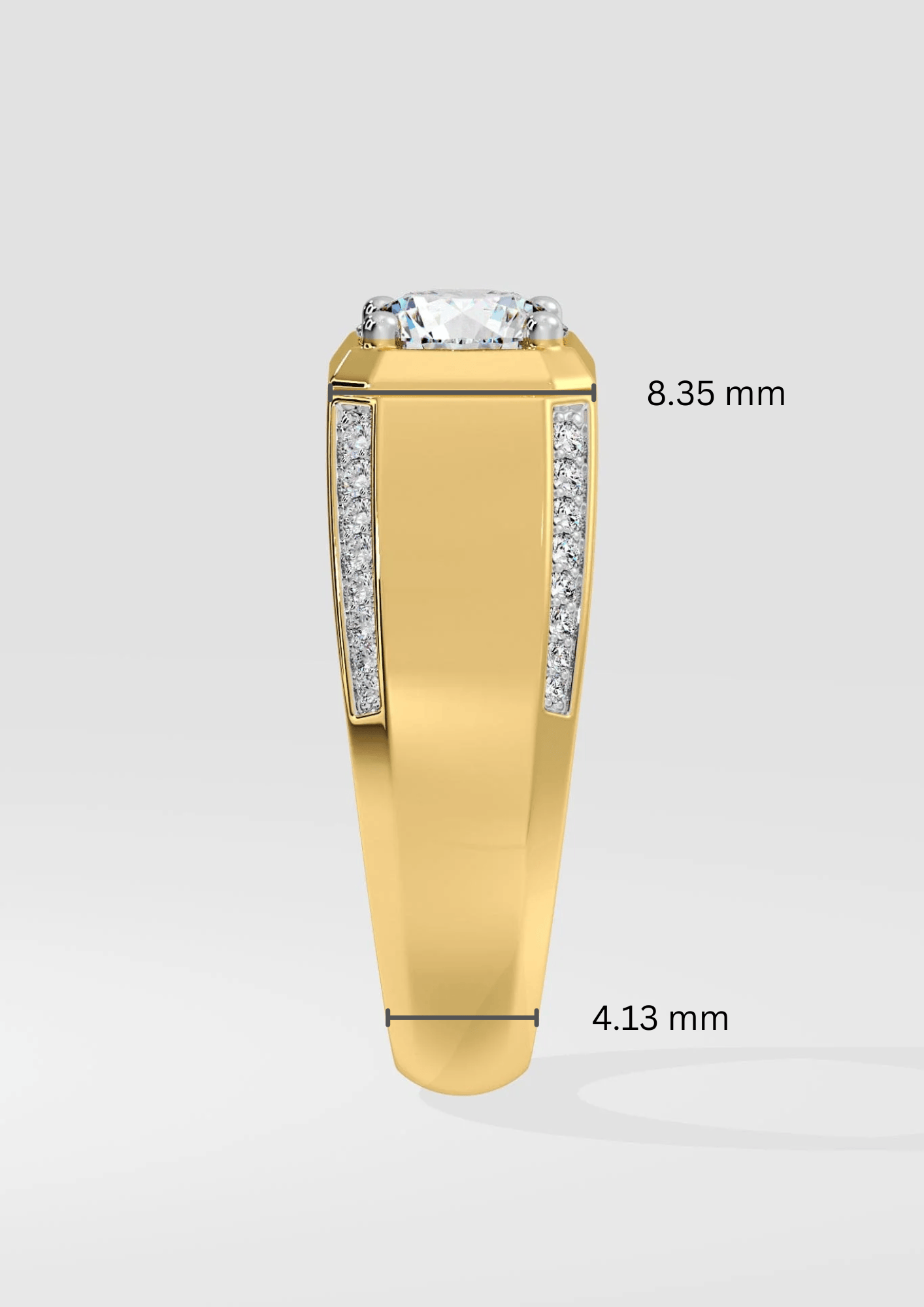 1 ct Lumen Men's Ring - House Of Quadri