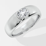 1 ct Oro Cushion Men's Ring