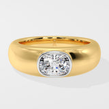 1 ct Oro Cushion Ring