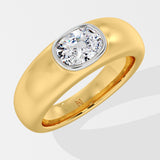 1 ct Oro Cushion Ring