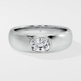 1 ct Oro Cushion Men's Ring