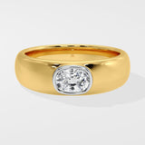 1 ct Oro Cushion Men's Ring