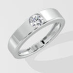0.50 Ct Classic Men's Band - House Of Quadri