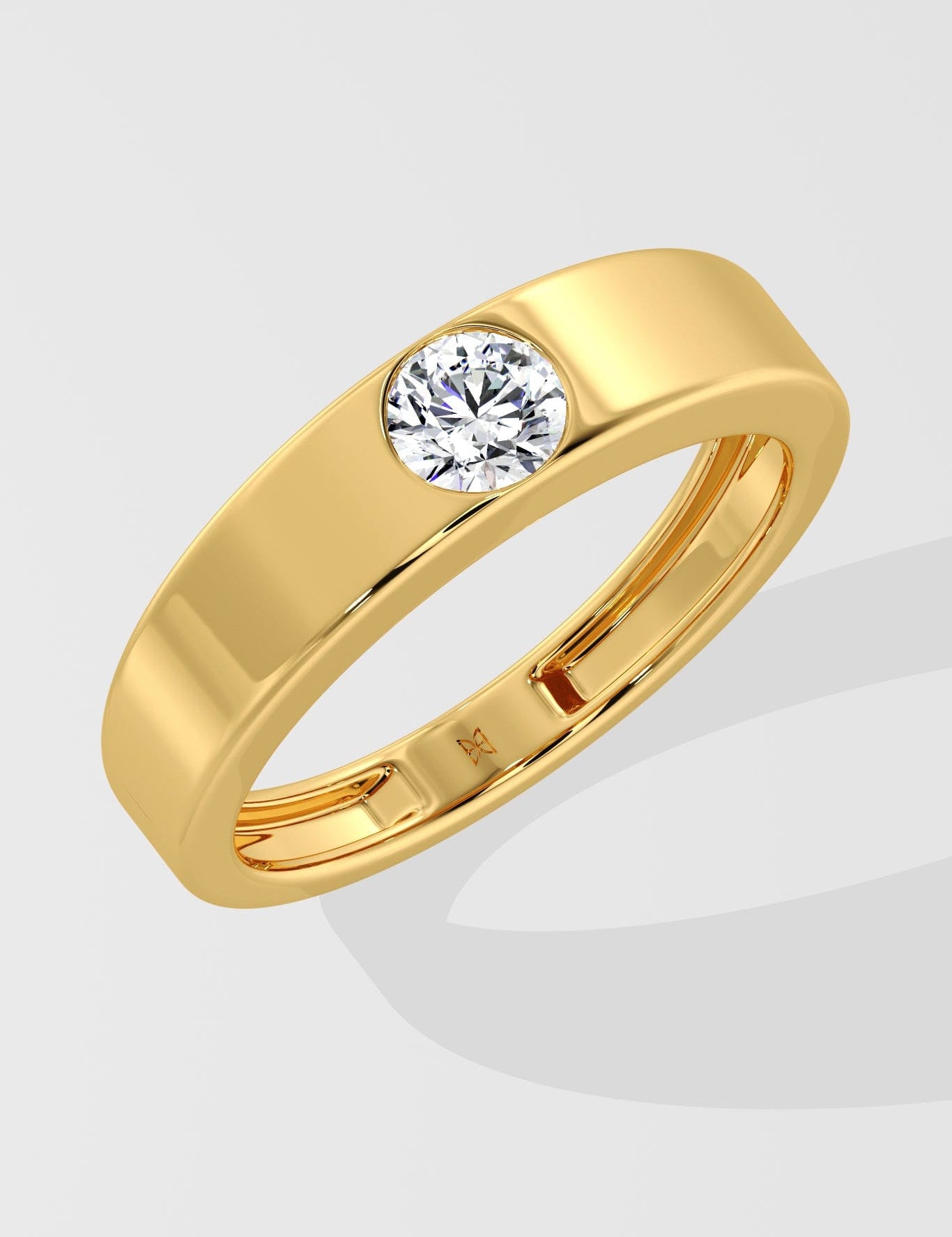 0.50 Ct Classic Men's Band - House Of Quadri