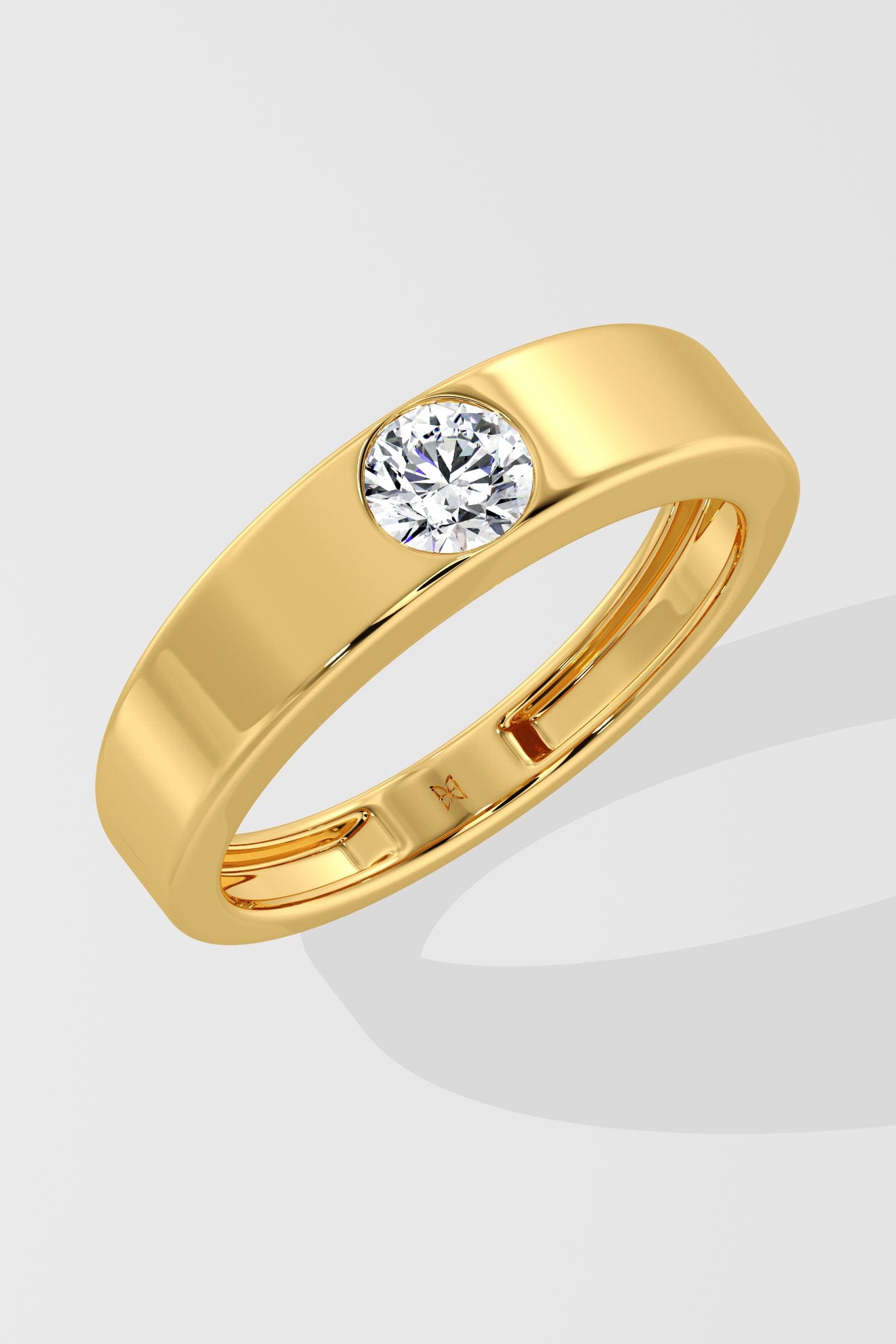 0.50 Ct Classic Men's Band - House Of Quadri