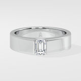 1.5 Ct Emerald Meridian Men's Ring
