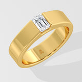 1.5 Ct Emerald Meridian Men's Ring