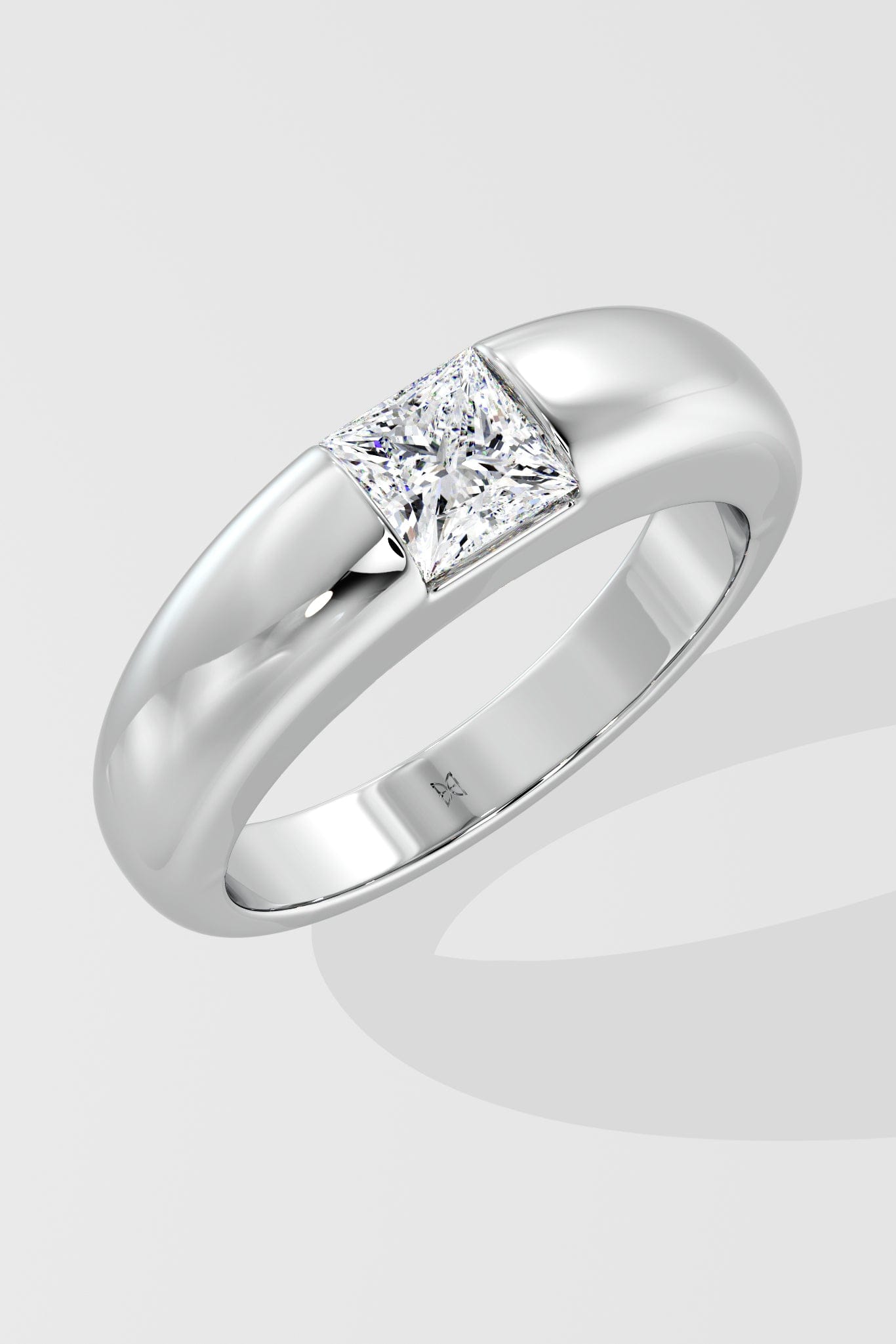 1 Ct Princess Dome Diamond Ring - House of Quadri