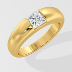 1 Ct Princess Dome Diamond Ring - House of Quadri