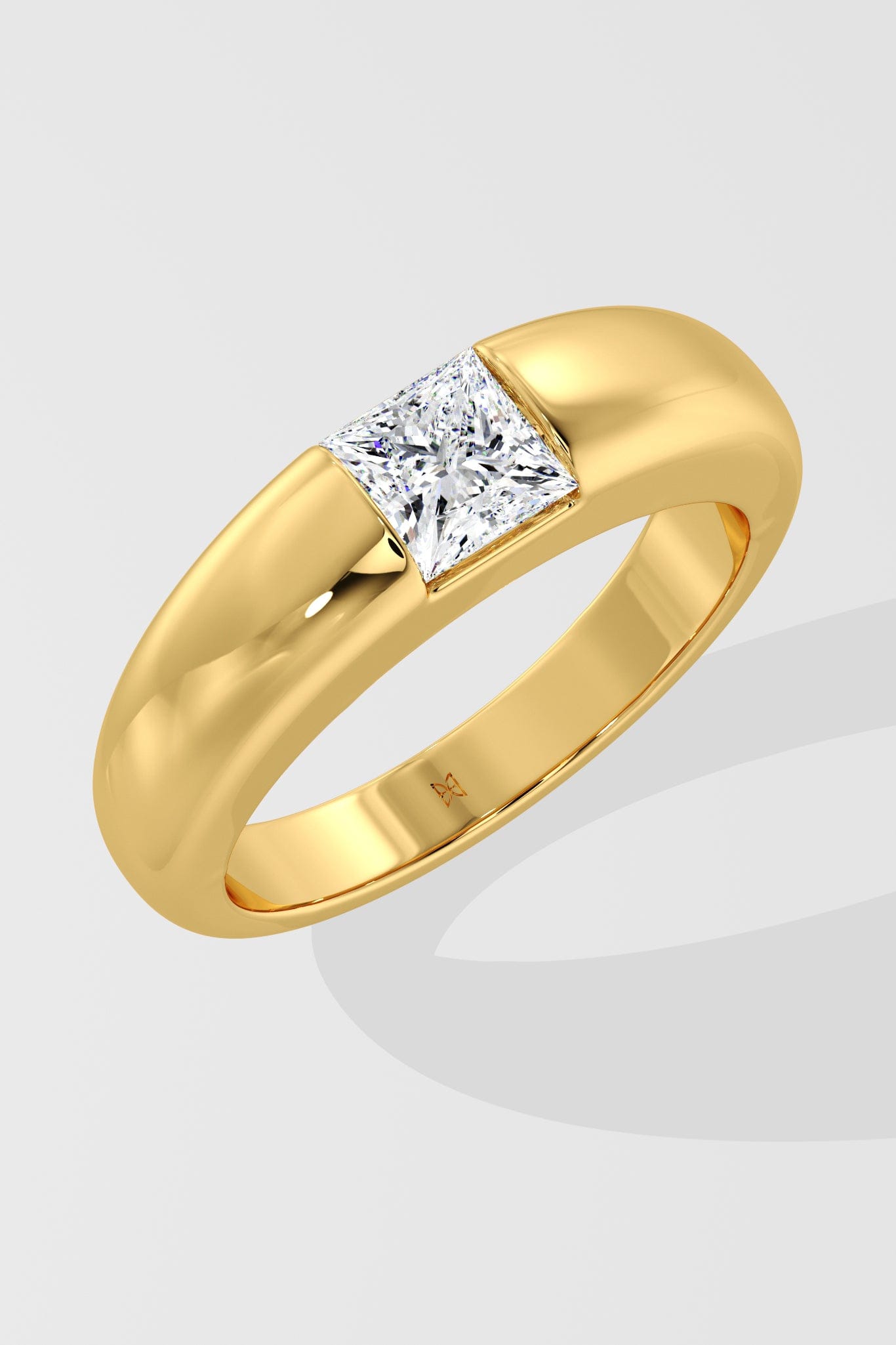 1 Ct Princess Dome Diamond Ring - House of Quadri