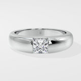 1 Ct Princess Dome Diamond Men's Ring