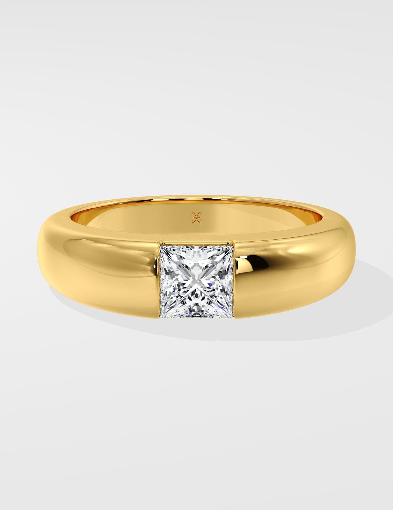 1 Ct Princess Dome Diamond Ring - House of Quadri