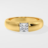 1 Ct Princess Dome Diamond Men's Ring