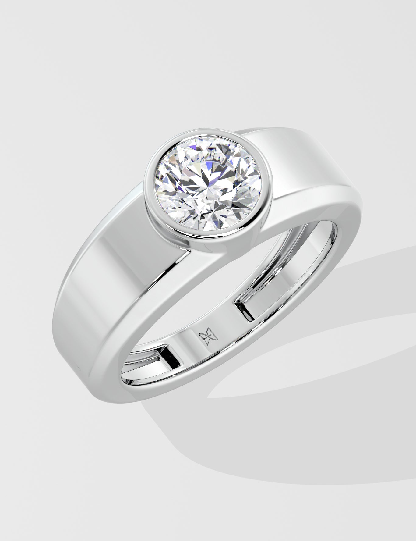 1 Ct Magnus Bezel Ring