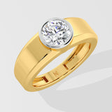 1 Ct Magnus Bezel Men's Ring