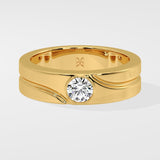 0.50 Ct Contour Men's Ring