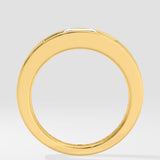 1 Ct Radiant Aperture Men's Ring