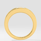 1 Ct Radiant Aperture Men's Ring