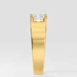 1 Ct Radiant Aperture Men's Ring