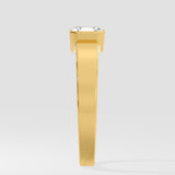 0.75 Ct Asscher Men's Ring