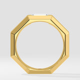 0.50 Ct Baguette Prism Men's Ring