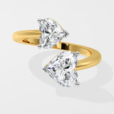 The Moi-et-toi Heart Diamond Ring
