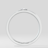 0.30 Ct Asscher Men's Ring