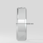 0.75 Ct Cushion Crest Men's Ring - House of Quadri