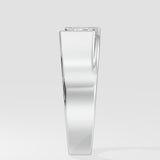 1 Ct Princess Frame Men's Ring