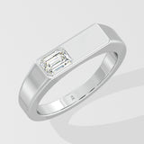0.50 Ct Emra Tablet Men's Ring