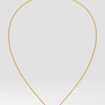 1 ct East West Emerald Necklace - House Of Quadri