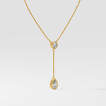 1 ct Solitaire Drop Necklace - House Of Quadri