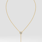 1 ct Solitaire Drop Necklace - House Of Quadri