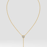 1 ct Solitaire Drop Necklace - House Of Quadri