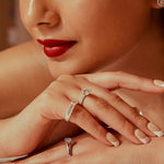 Askew Two- Tone Oval Solitaire Ring - House Of Quadri